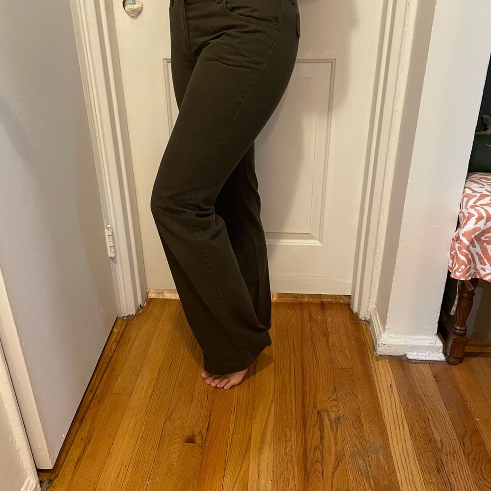 chic brown pants